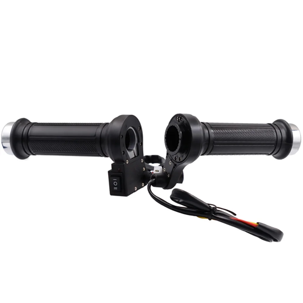 Motorcycle Handlebars 22mm Electric Hand Heated Molded Grips Atv Warmers Motorbike Heating Handle Heated Grips Set