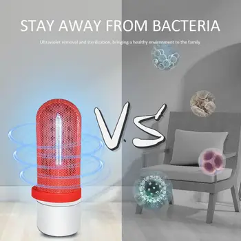 

UV Germicidal Lamp Steriliser Light Ultraviolet UVC Ozone Lamp Disinfection Lamp USB Charge Dropshipping uv Safe Household Home