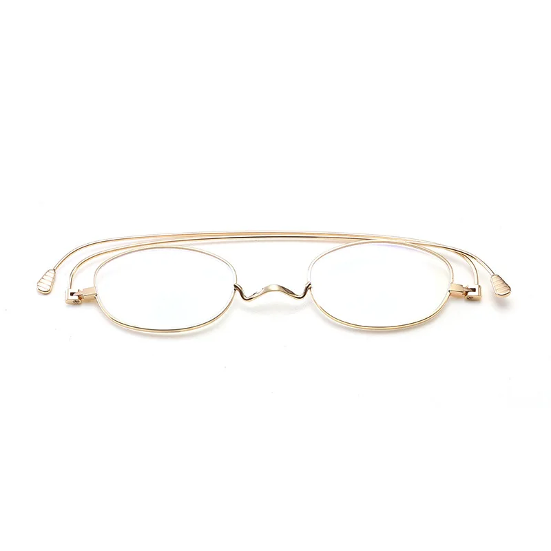 360 ° вращающиеся очки для чтения женские анти-голубые легкие дальние очки Новая Металлическая для бумаги тонкие читатели Быстрая