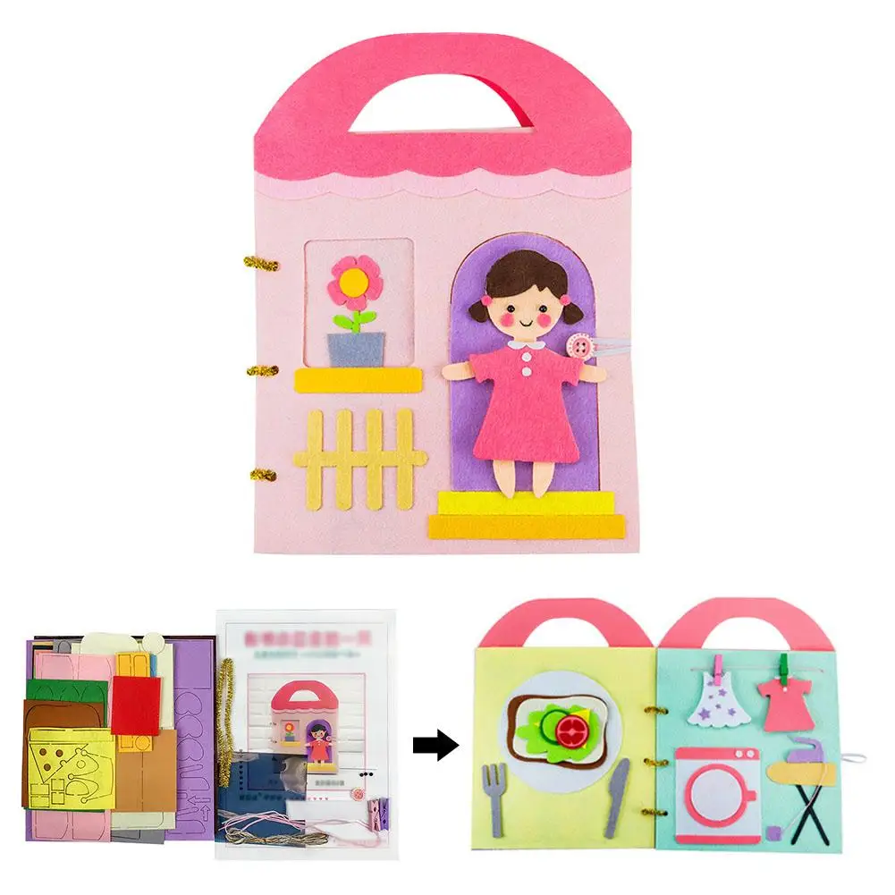 

DIY cloth book toy Baby Learning Educational Toys Cute Infant Fabric Book Intelligence Learning Cognize Toy For 0-12 Months Kids