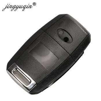 Keyforkess 3/4BT Flip Remote Car Key Shell per Kia Carens Ceed Rio Sportage Optima Sorento Cerato Soul Forte Seltos custodia Fob - Jingyuqin 3 4BT Flip Remote Car Key Shell per Kia Carens Ceed Rio Sportage Optima