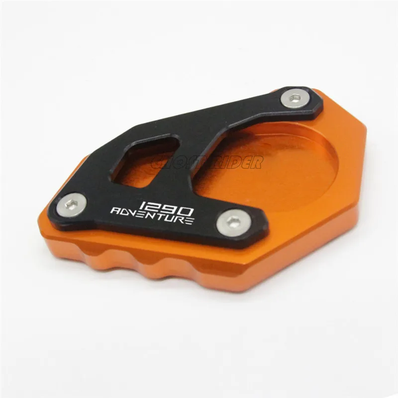 Для KTM 1050 1090 1190 1290 приключение ADV 2007- Мотоцикл с ЧПУ боковая стойка расширения пластины подставки увеличить Pad - Цвет: 1290 black