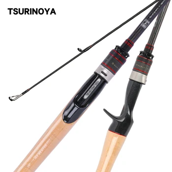 

TSUIRNOYA Fishing Rod XF Profession Bass Rod ELITE Ⅲ 1.95m 2.03m 2.09m 2.13m ML FUJI Guide Carbon Spinning Casting Lure Rod