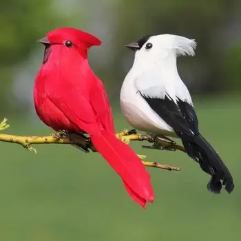 

Animal Statues Beautiful Lawn Tree Handmade Foam Lifelike Home Yard Decor Garden Bird Figurine Ornament