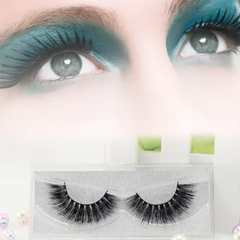 

1Pair Luxury False Lashes Fluffy Eyelashes Natural 3D False Lashes Fluffy Strip Eyelashes Long Natural Party Y812