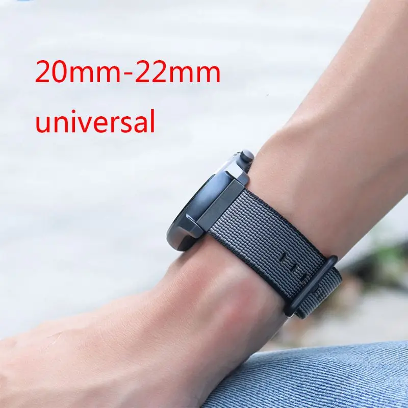 Дышащий нейлоновый браслет ремешок для часов Huami AMAZFIT GTR 42 мм/47 мм