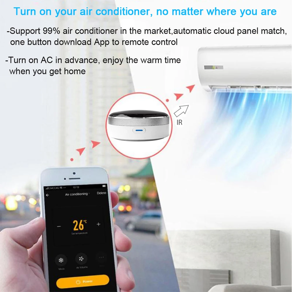 Infravermelho com Temporizador Controle de Voz ir para Casa Controle Remoto Inteligente Tuya Suporta Alexa Google Home Siri - Image 3