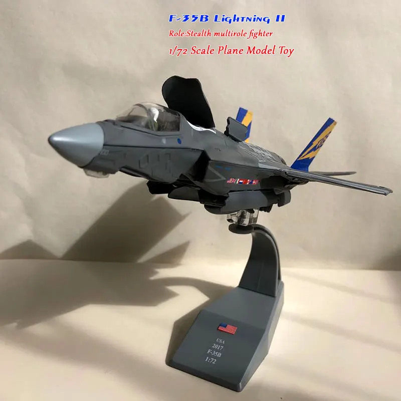 Американский морской корпус 1/72, F-35B, молния, истребитель, сплав, самолет, военная модель, коллекция