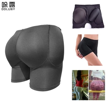 Hanche éponge coussinets rehausseur faux fesses rembourré culotte hanche Push Up Crossdresser culotte avec 4 poches fesses