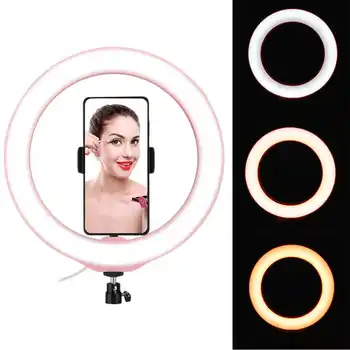 

PULUZ PU397F 80 Fill Light 3 Color Lighting Modes USB Port Fill Light with Stand for Phone Live Streaming phone ringlight