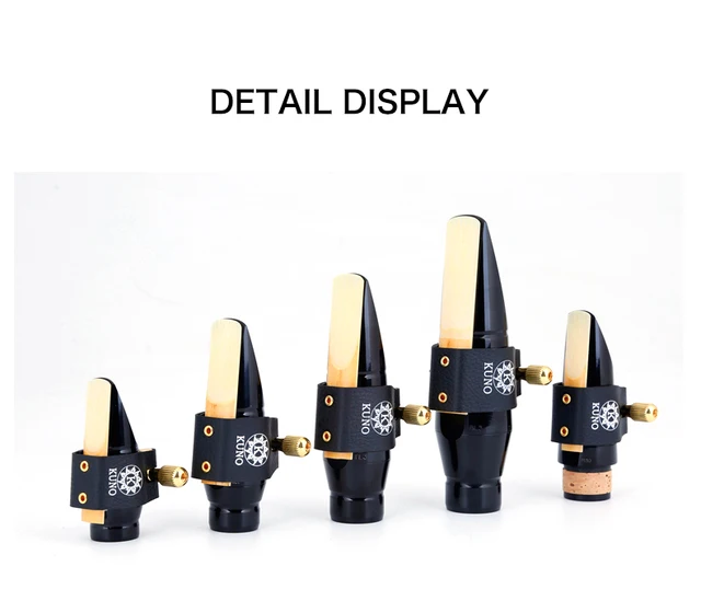 KUNO リガチャーとキャップ 硬質ゴム製マウスピース ソプラノ