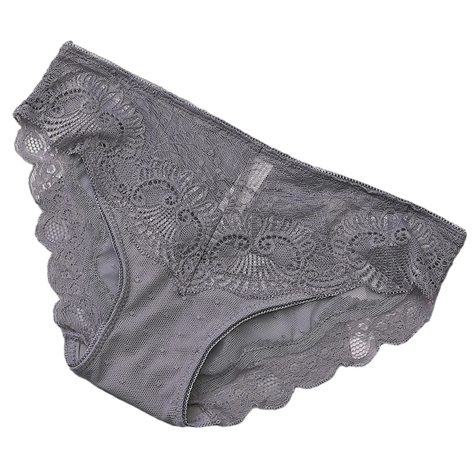 Lace Transparent Women's Underwear Sexy Fashion Breathable Panties Lingerie Soild Low Waist Briefs Underpanties Трусики Женские