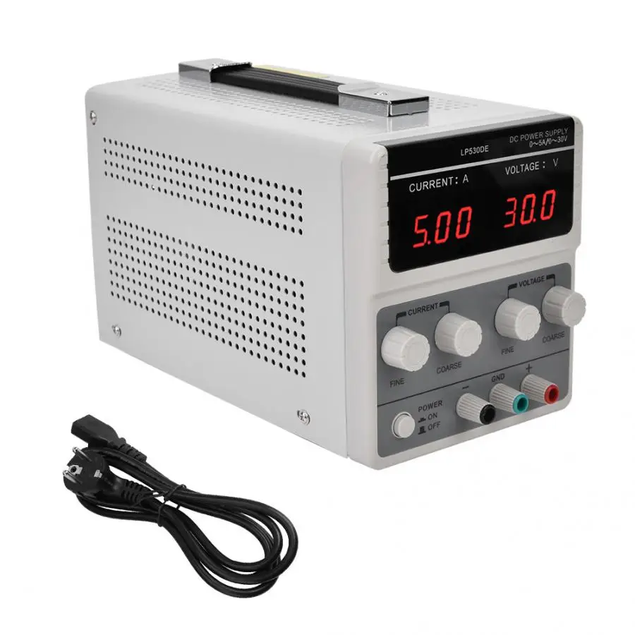 110/220V LP530DE 30V 5A Регулируемый DC стабилизатор питания переключаемый регулятор постоянного тока
