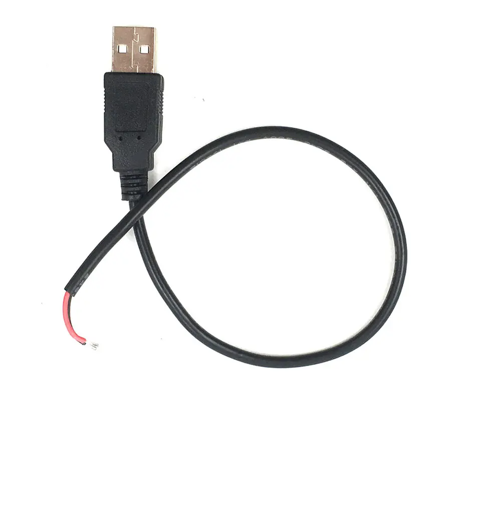 10pcslot USB Plug Socket Connetor Cable Wire for LED Strip String Lights Mobile Phone Charger Exchanging Micro USB 2.0 Adapter (1)