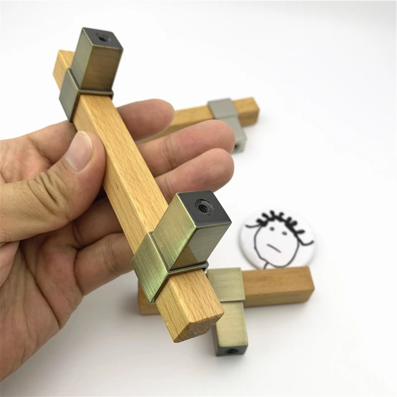 Ручка ящика LCH из натурального дерева в скандинавском стиле ручка цинкового