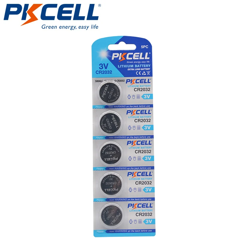 50 шт./10 карт Литиевые кнопочные батарейки PKCELL 3 в CR2032 DL2032 ECR2032 CR 2032|battery aspirator|battery led