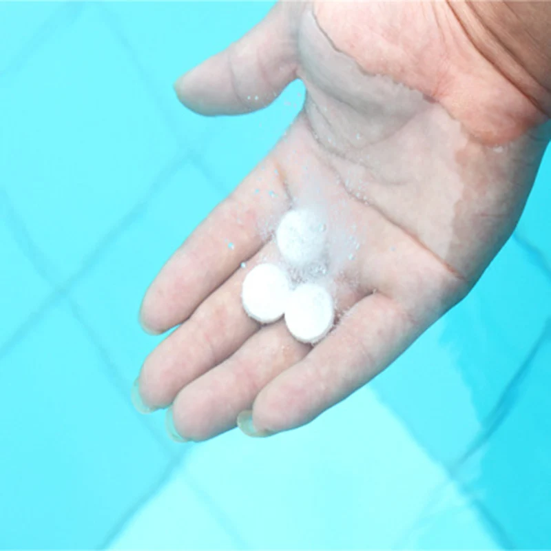 1 Bottle Multifunction Chlorine Tablets Floating Chlorines Dispenser for Swimming Pool Hot Tub Spa AUG889