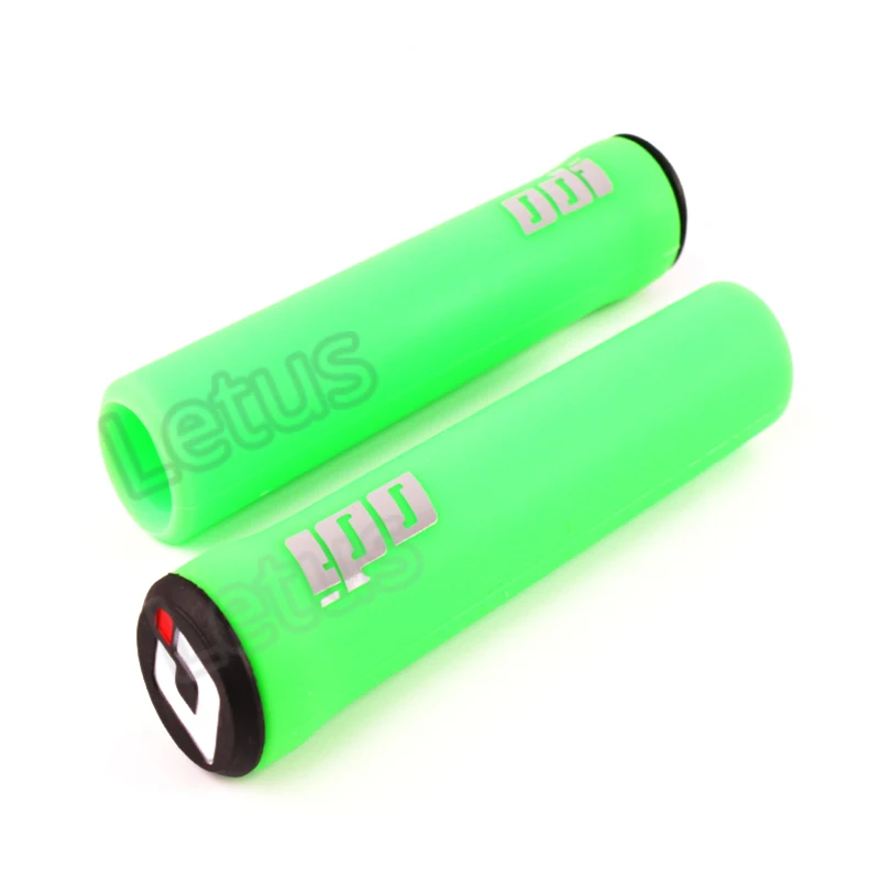 Green-1pair ODI 1 пара Упоры для рук на руль велосипеда силикагель для детей MTB руль ручка мягкий горный велосипед ручка бар ручки велосипед аксессуары детали - Цвет: Green-1pair