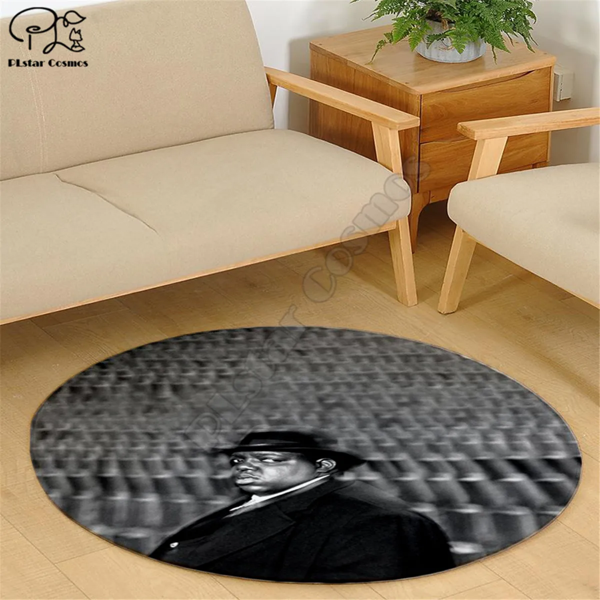 

Retro Character pattern carpet Square Anti-Skid Area Floor Mat 3D Rug Non-slip Mat Dining Room Living Room Soft Bedroom Carpet