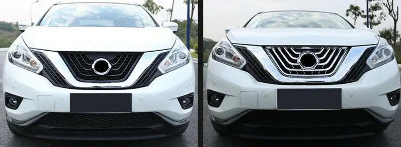 ABS передняя решетка решетки крышка планки для Nissan Мурано 14-16 паста Стиль kr