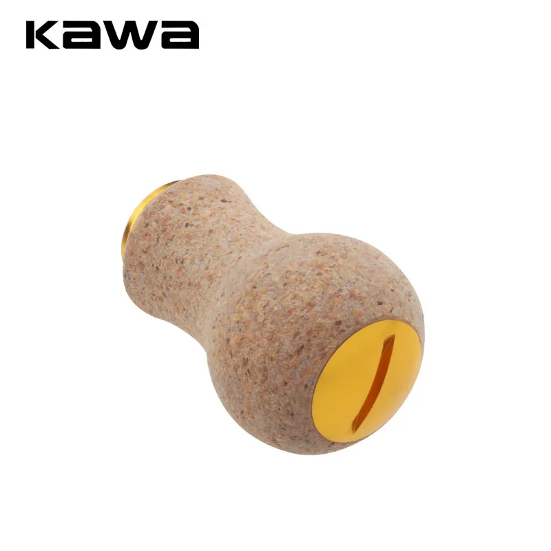 kawa 1pc Fishing Reel Handle Knob Material Rubber Soft Wooden Knob For D/S Reel 2pcs Beari ng Weight 11.3g/pc DIY Accessory fishing reel fishing tackle accessory