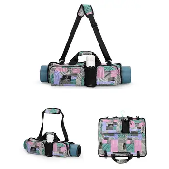 

Exercise Yoga Mat Bag With Multi-Functional Storage Pockets Carry Bag For Women Men Multi-functional Portable Yoga Mat Bag