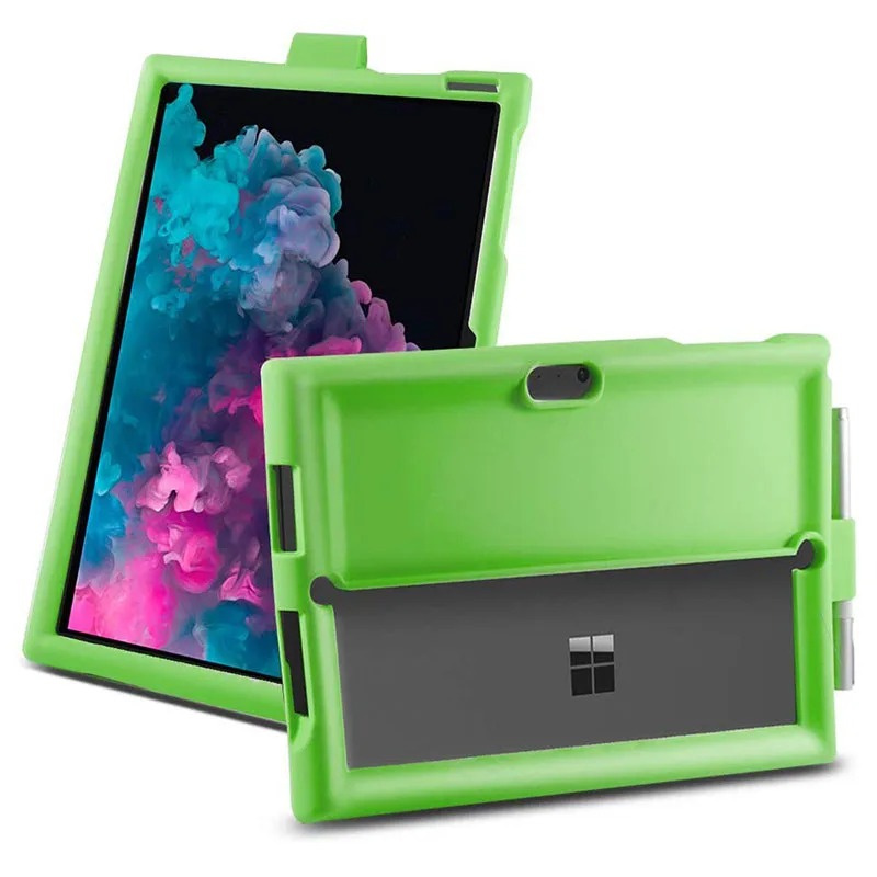 MingShore чехол для microsoft Surface Pro 4 5 6 7 силиконовый сверхмощный защитный анти-осенний чехол Чехол для Surface Pro 7 Tablet