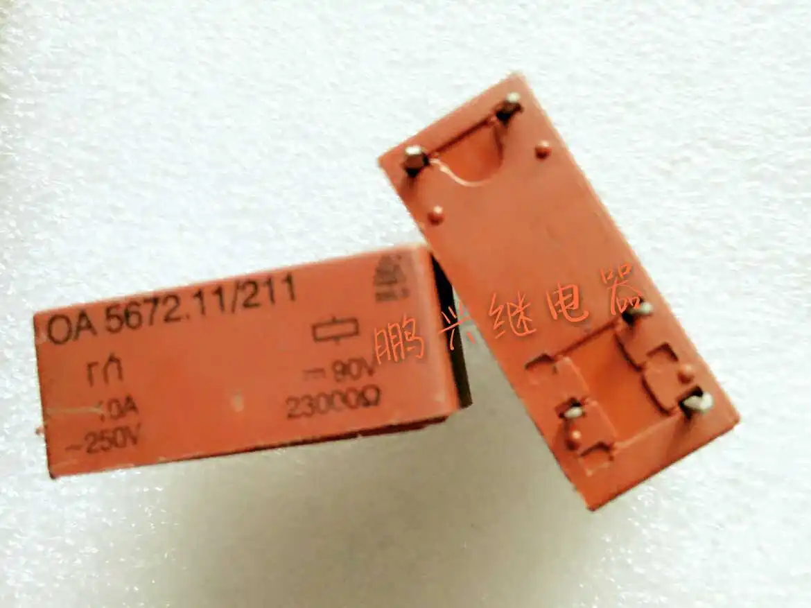 

Free Shipping 10PCS/LOT Germany OA 5672.11/211 90V 23000 10A250V Electric Relay