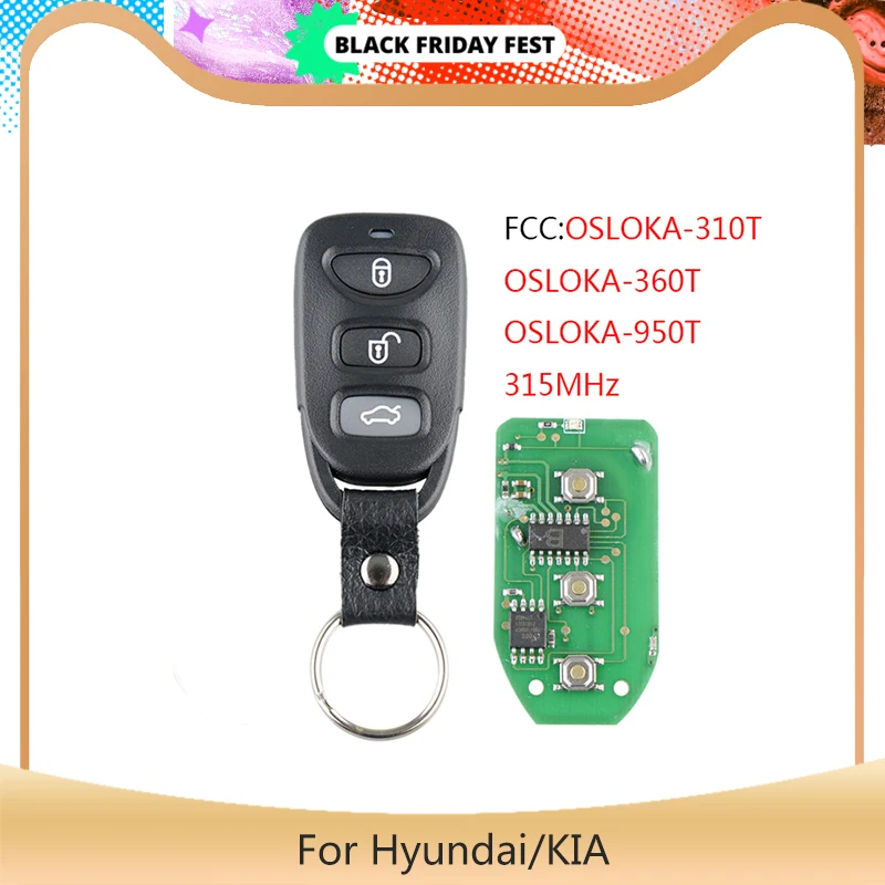 YLKGTTER дистанционный Автомобильный ключ для Hyundai/KIA Sonata Elantra 2006 2007 2008 2009 2010 с