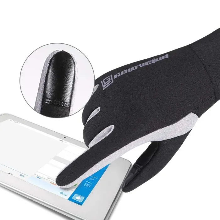 1 Pair Gloves Waterproof Windproof Keep Warm Soft For Riding Skiing Winter Cycling ALS88