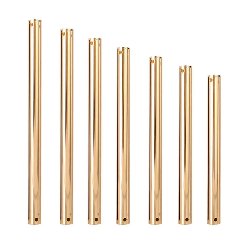 Fan Lamp Extended downrods Ceiling Fan Lamp Special Customized Metal u design size bladeless ceiling fan ventilador de techo 5