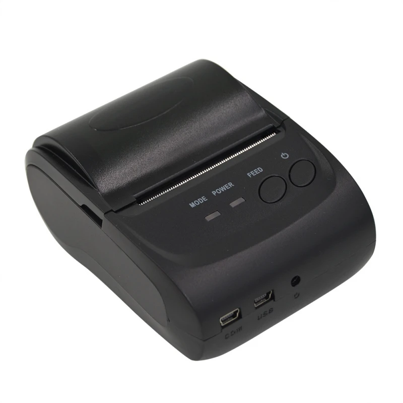 58 мм Bluetooth Термальный чековый принтер Карманный принтер POS Термальный чековый принтер адаптер США поддержка для IOS Android Windows