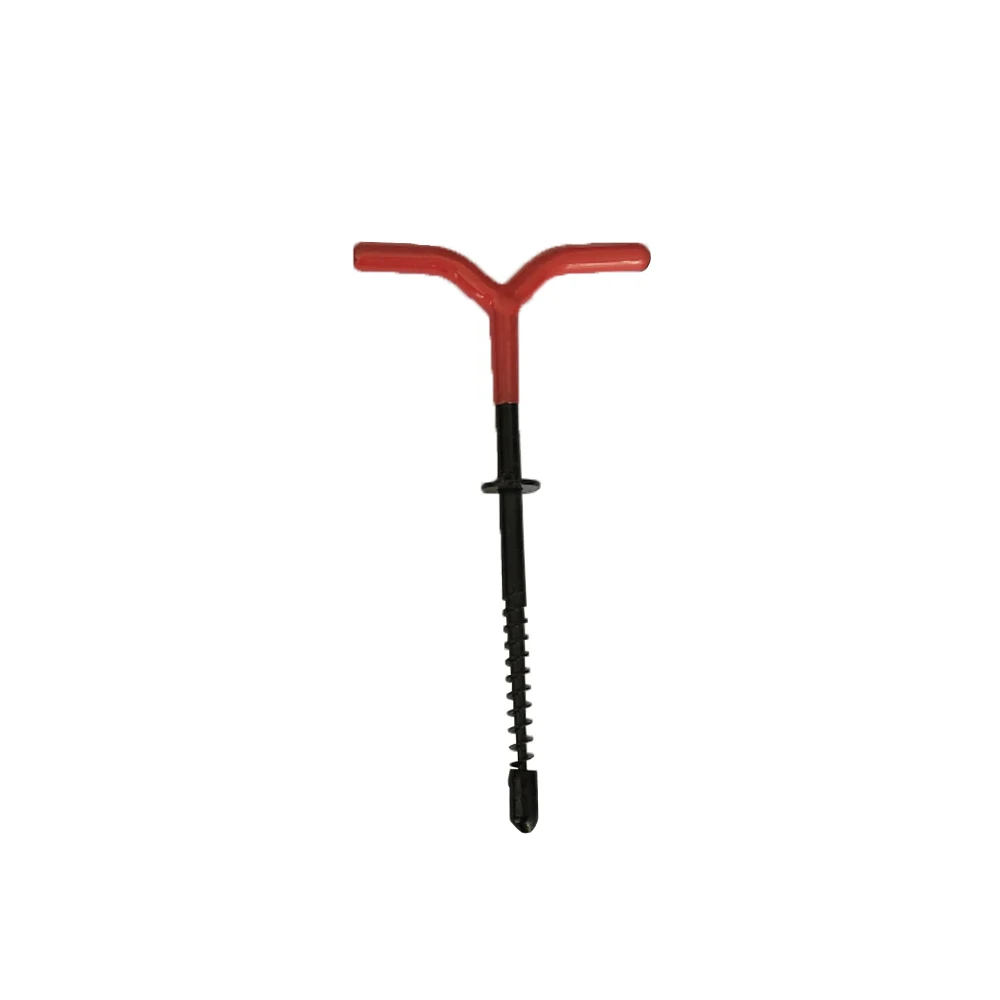 thumbnail image 2 of XXhailan Ice Fishing Spiral Drill Nails Ice Auger For Camping Outdoor 2 Packs (T Shape 2 of 9