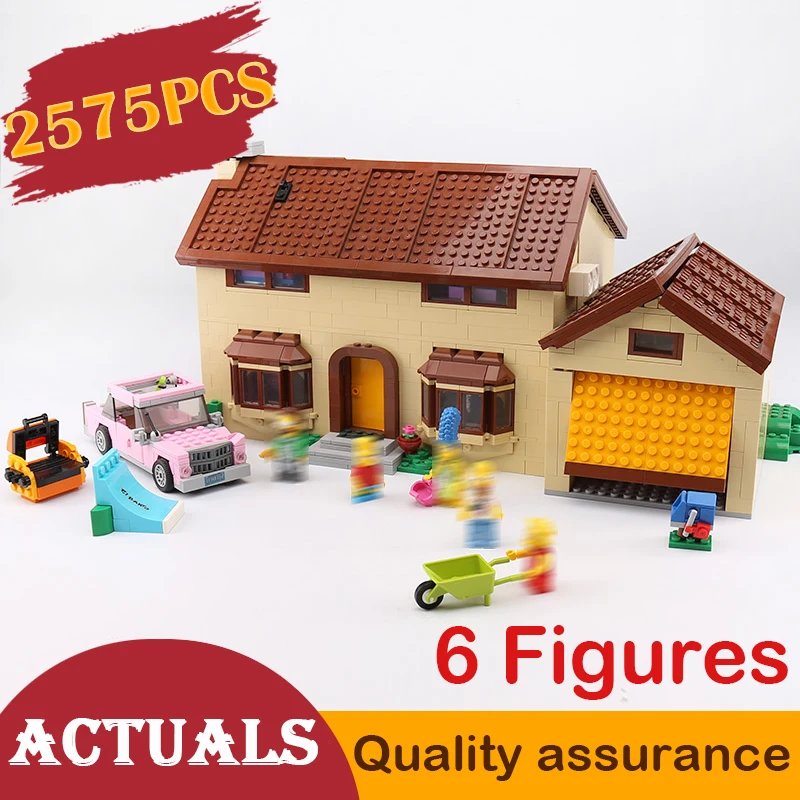 

16005 The Simpsonsed House Building Blocks Family Villa Model Bricks Educational Toys Movie Compatible legoed 71006 Set