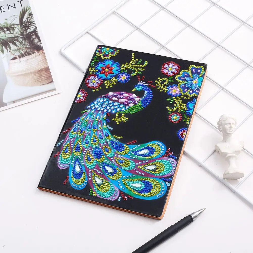 

Crystal Diy Notebook Notepad Book Manual A5 Portable Sketchbook Bullet Planner 2020 Agenda Creative Journal Business Book L8K1