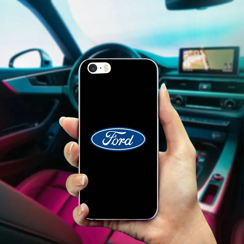 Fashion Car Ford Mustang Logo Soft TPU Silicon Mobile Phone Cases Cover for iPhone 4 4s 5 5C SE 5S 6 6S 7 8 Plus X Coque Bags