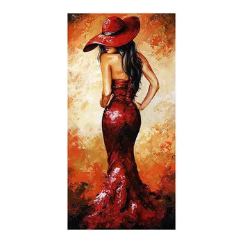 

sexy woman Diamond Painting Oil Portrait Round Full Drill Vestibule Nouveaute DIY Mosaic Embroidery 5D Cross Stitch home decor