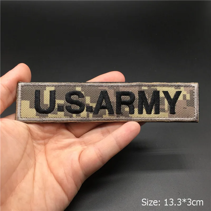 3D Tactical Patch Blood Type Group US ARMY Military Patches for Clothes Embroidered Badges Stickers on Backpack Stripes Applique 