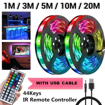 

SMD 3528 DC12V RGB LED Strip Light 1M 3M 5M 10M 20M NO Waterproof LED Light RGB Leds Tape Flexible Diode Ribbon Led Strip