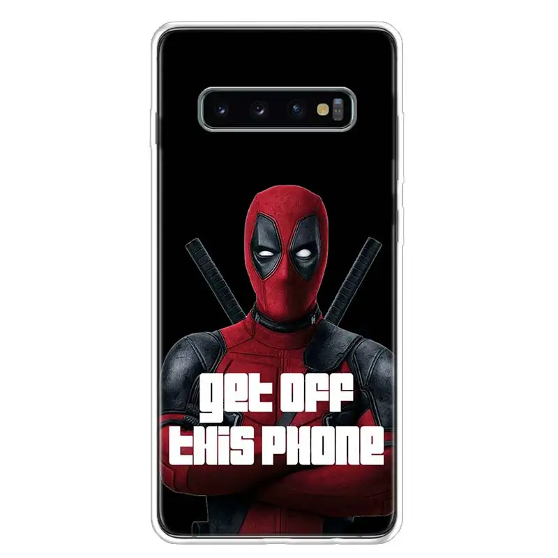 TW114-1 Фильма «Дэдпул»; рубашки “Дэдпул” чехол с забавными принтами "чехол для телефона для samsung Galaxy A10 A20E A30 A40 A50 A70 A50S A80 M30S A6 A7 A8 A9 плюс+ чехол - Цвет: TW114-1