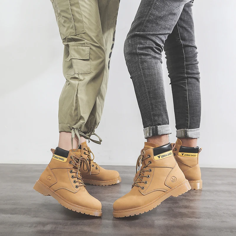

2019 Winter Boots Women Plus Plush Keep Warm Snow Boots Transparent Oxford Sole Martin Boots Couple Shoes Large size work shoes