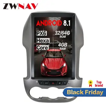 

PX6 4+64 Tesla style Android 8.1 Car Multimedia Player For Ford Ranger/Ford F250 2011+ GPS Navigation Autoradio video big screen