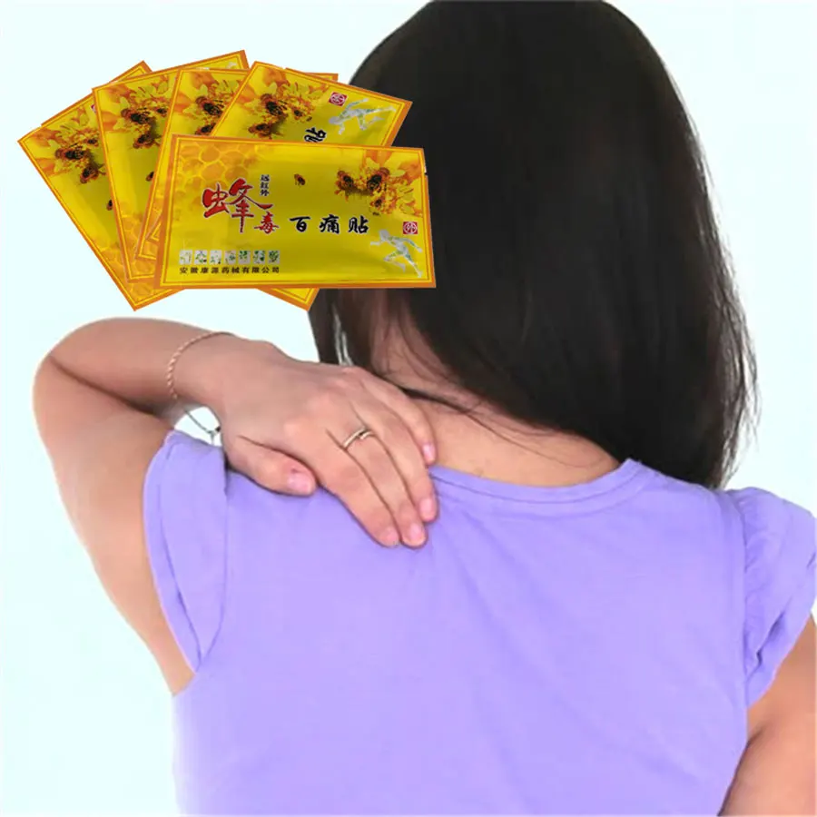 Китайский травяной обезболивающий пластырь пчелиный яд анальгетический