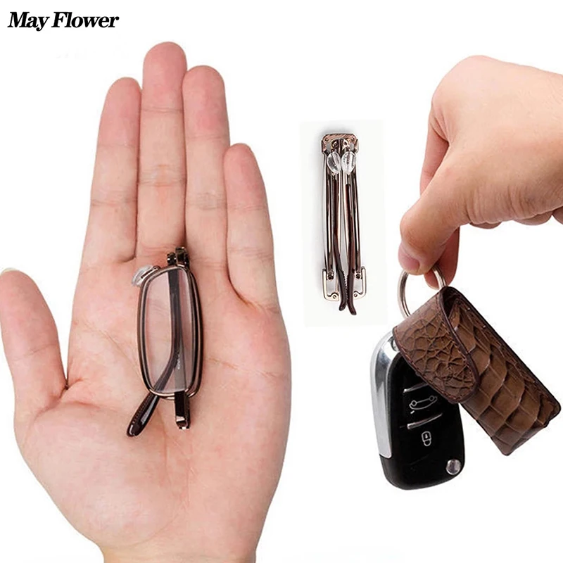 May Flower Mini Alloy Reading Glasses Ultra-light Square Foldable Presbyopic Eyewear With Case Small Wallet Portable Eyewear+3.5
May Flower Mini Alloy Reading Glasses Ultra-light Square Foldable Presbyopic Eyewear With Case Small Wallet Portable Eyewear+3.5