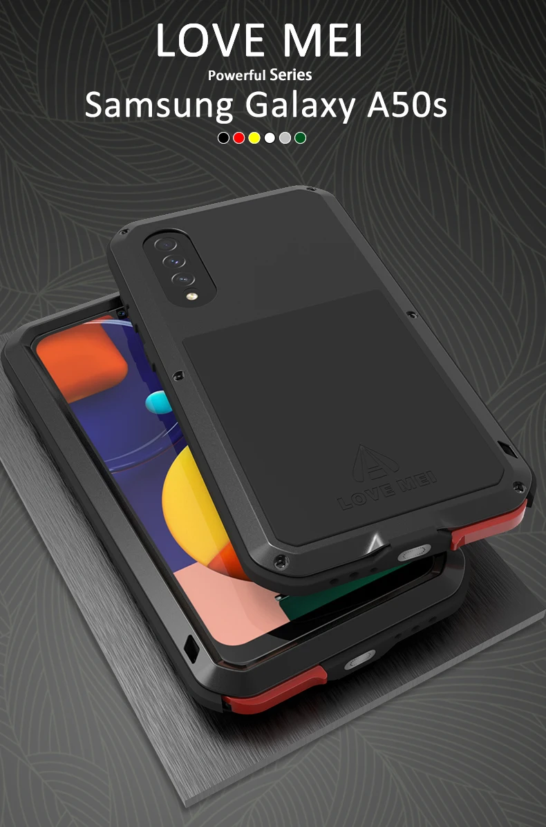 Чехол для Samsung Galaxy A50/A50S ударопрочный грязеотталкивающий водонепроницаемый