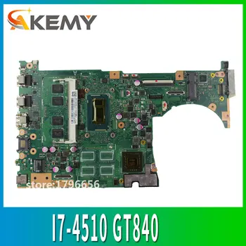

Q551LN Motherboard REV2.1 4G Memory I7-4510 GT840 for ASUS Q551LN Laptop motherboard Q551LN Mainboard Q551LN Motherboard test OK