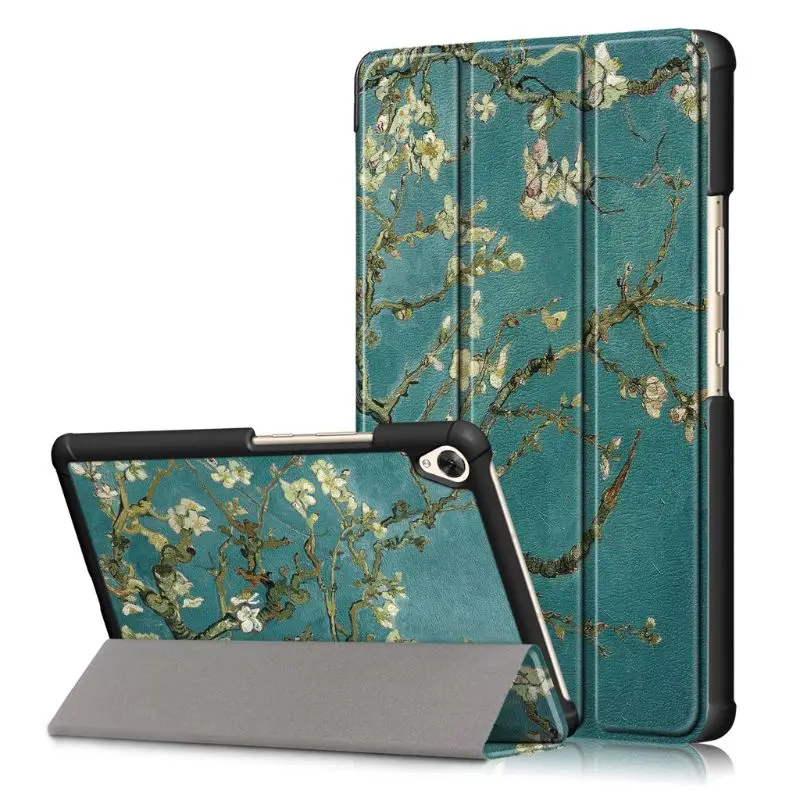 

Anti-Scratch PU Leather Flip Stand Ultra-thin Smart Protective Cover Case Shell Protector for Huawei Mediapad M6 8.4 Accessorie