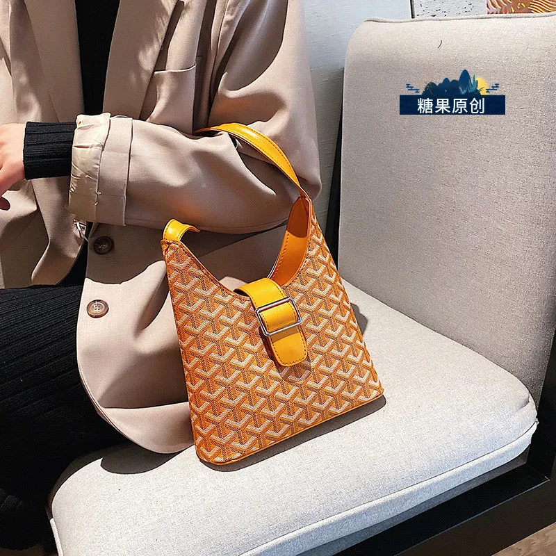 

New Arrival Bag WOMEN'S Bag 2019 Autumn And Winter New Style Fashion Versitile Fashion Shoulder Bag INS Super Fire Casual Bucket