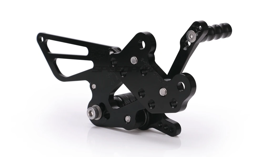 Для HONDA CBR 600 CBR600RR 600RR 2007-2008 мотоциклетные Регулируемые подножки педали для ног алюминиевые задние наборы с ЧПУ Запчасти