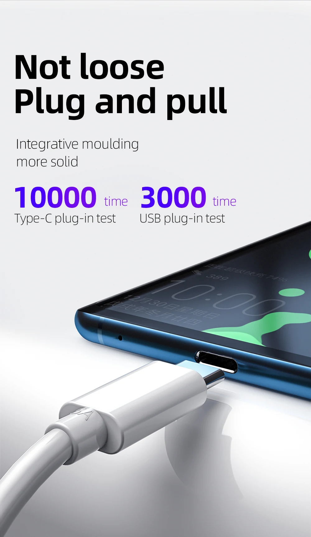 Meide 5A Быстрая зарядка USB кабель для XiaoMi samsung Huawei VIVO OPPO мобильный телефон type c только Быстрая зарядка без вреда для машины